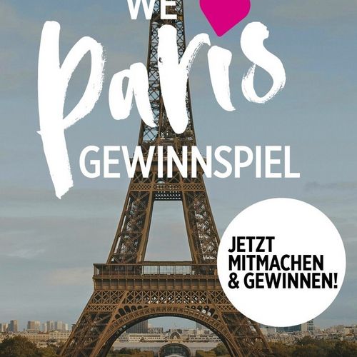 WE LOVE PARIS GEWINNSPIEL! 💕 Mach mit bei unserem Gewinnspiel und sichere dir die Chance auf fantastische Preise, die...